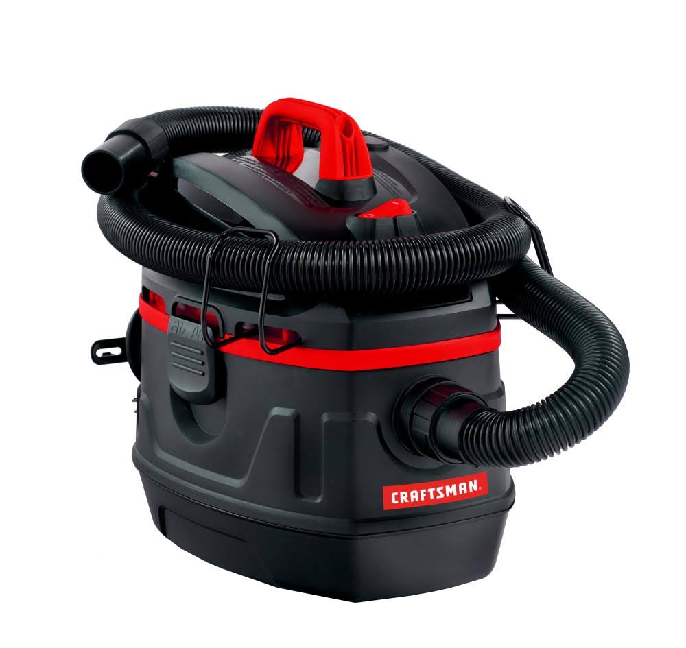 Craftsman 5-Gallon Corded Portable Wet/Dry Shop Vacuum | CMXEVCVVFB511