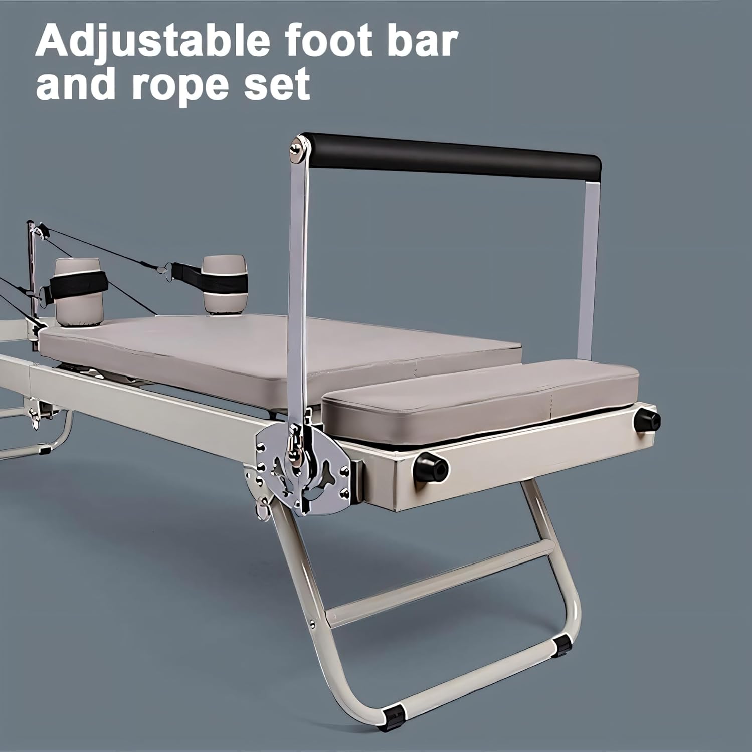Foldable Pilates Reformer, Pilates Machine & Equipment for Home Use and Gym Workout, Suitable for Beginners and Intermediate Users