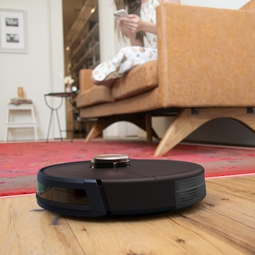 bObsweep PetHair SLAM Robot Vacuum Cleaner with Wet/Dry Mop, Advanced LiDAR Mapping with Editable Map/NoSweep Zones, Alexa/Google Compatible, Good for Pet Hair, Carpet, Hardwood and Tile