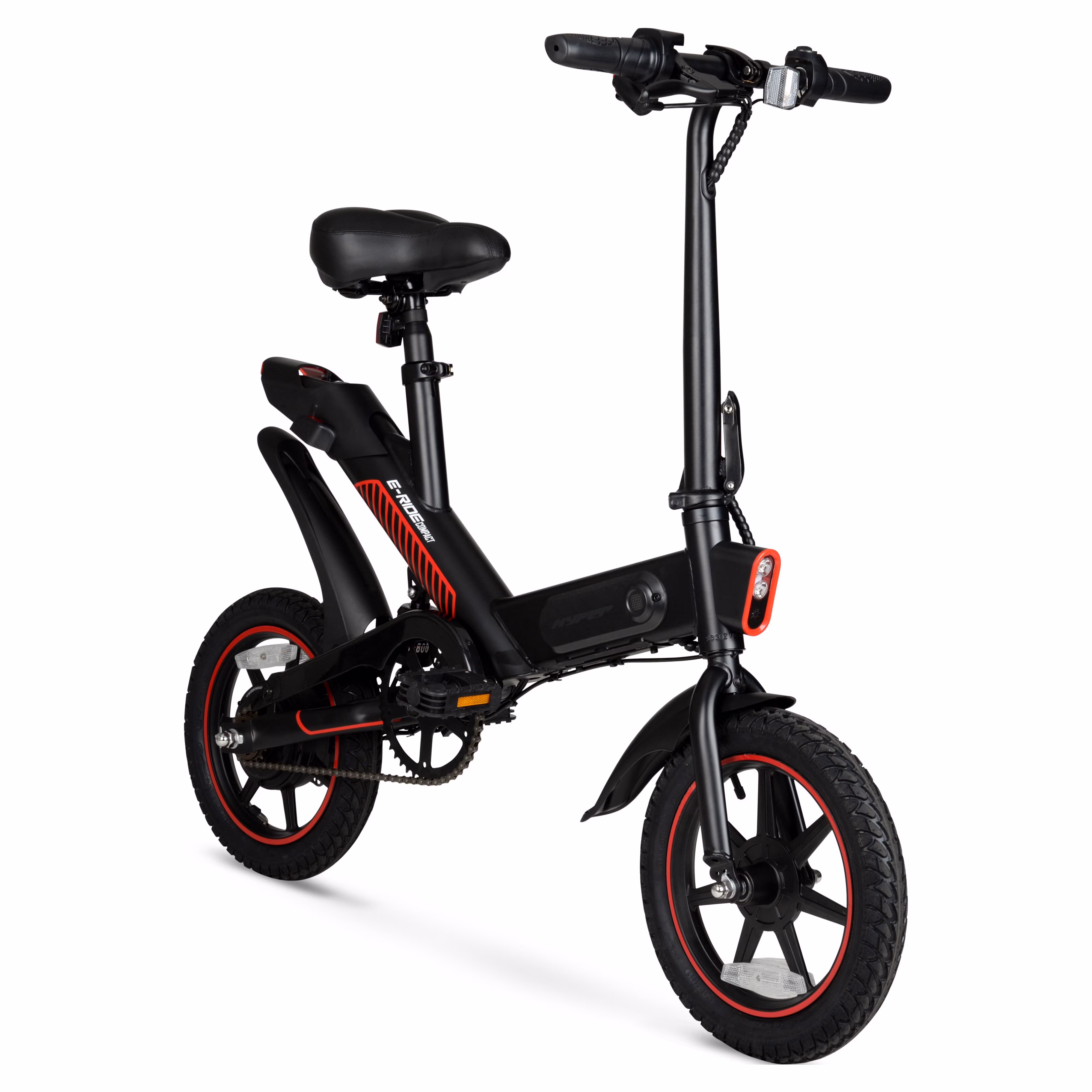 Hyper Bicycles 14" 36V Foldable Compact Electric Bike w/Throttle, 350W Motor, Recommended Ages 14 years and up