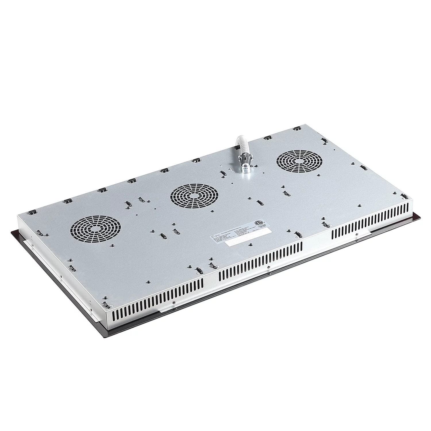 Built-In 36-in 5 Elements Black Induction Cooktop Including Bridge Element