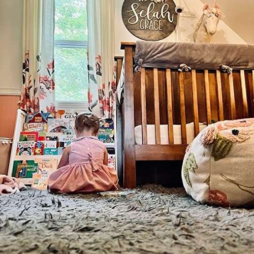 Bush Acres Large Montessori Bookshelf | Toddler Bookcase - Kids Library - Montessori Wooden Furniture | Nursery Gift | Wooden Book Shelf - Made in USA