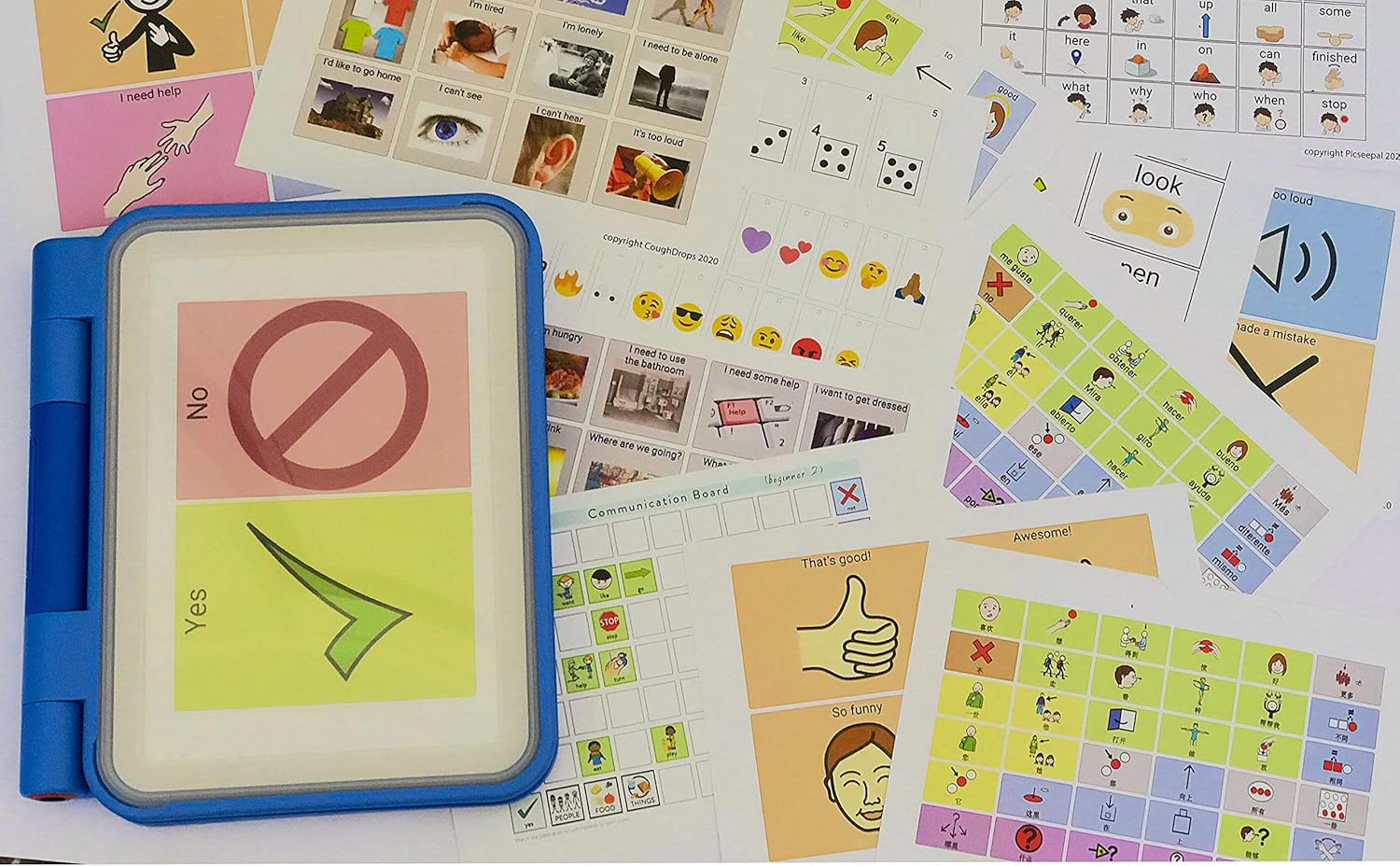 PicSeePal - The World's First AAC housing That is Lightweight, Portable, Customizable, Splash Proof, Modular and Easy to use - A Communication Tool for All Ages, abilities, and Locations