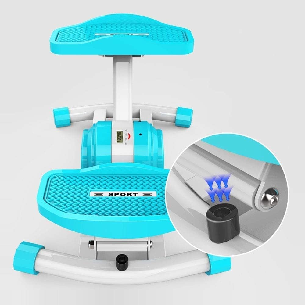 Under Desk Stand Up Exercise Bike Mini Elliptical Trainers Stepper Pedal w/Adjustable Resistance and LCD Display for Home Office Workout