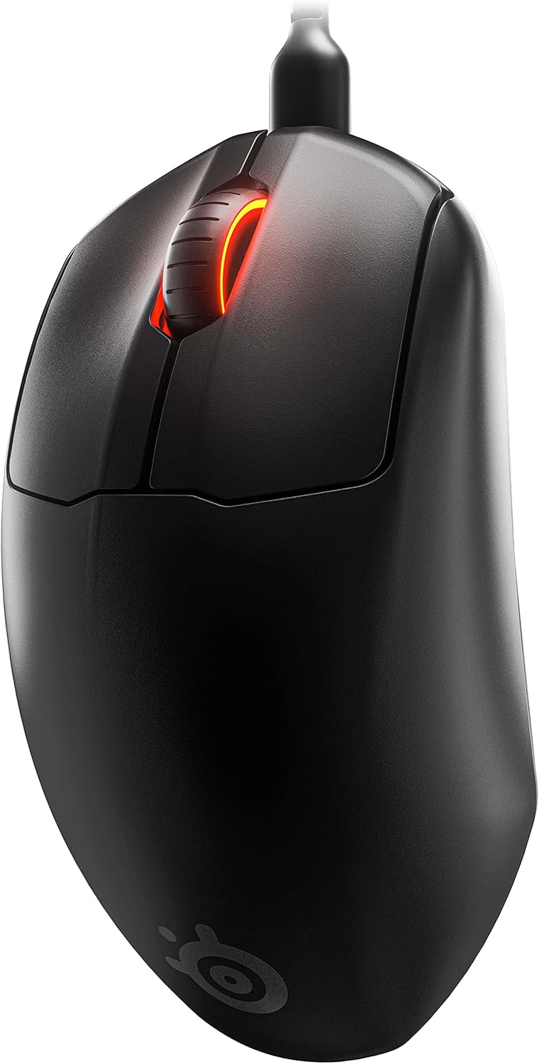 SteelSeries Rival 5 Gaming Mouse with PrismSync RGB Lighting and 9 Programmable Buttons – FPS, MOBA, MMO, Battle Royale – 18,000 CPI TrueMove Air Optical Sensor - Black Pack of 2