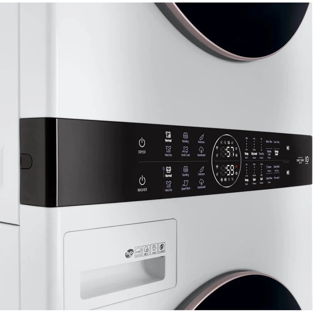 LG WKE100HWA  COMBINATION WASHER ELECTRIC DRYER Gray