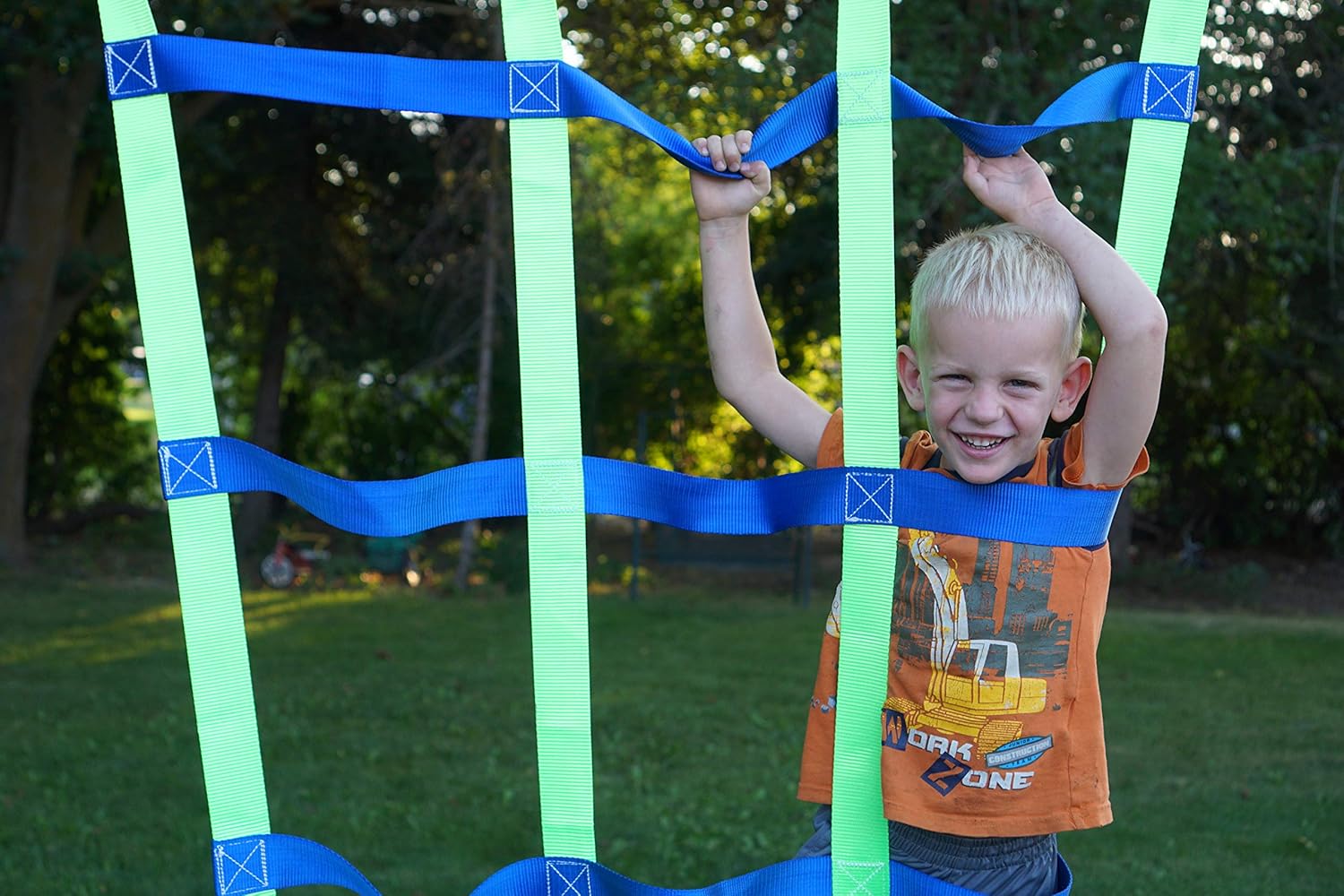 SENSORY4U Kids Climbing Cargo Net Indoor Outdoor Jungle Gym Ninja Warrior Attachment PT OT Gross Motor Skills