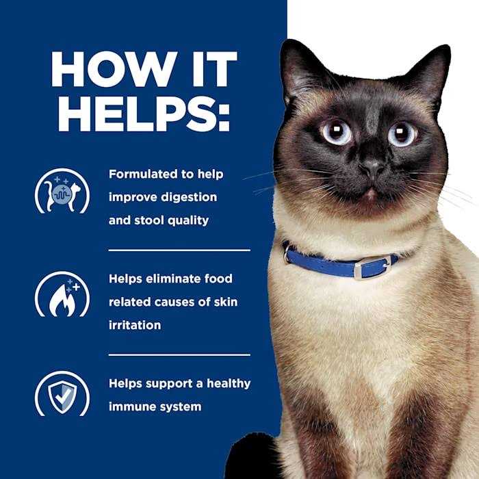 Prescription Diet z/d Skin/Food Sensitivities Feline Dry Food - Pet Supplies online store