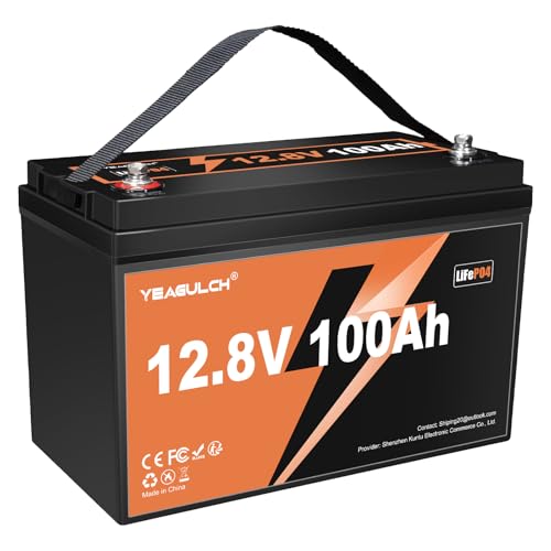 12V 300Ah LiFePO4 Lithium Battery, Built-in 200A BMS with 6000+ Deep Cycles Rechargeable 3840Wh Lithium Battery for RV Solar Marine Solar Panel Camping