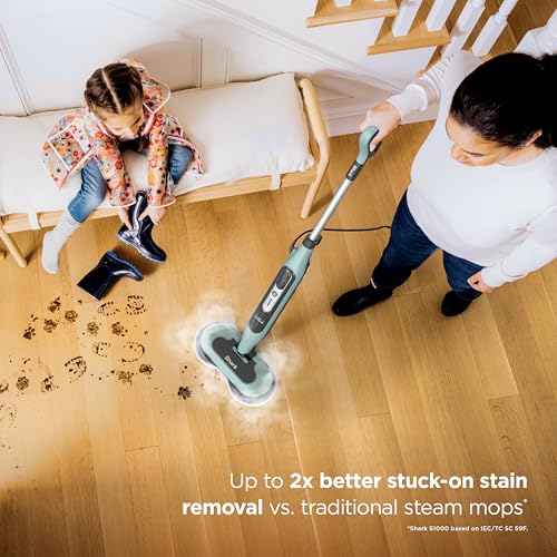 Shark Steam & Scrub with Steam Blaster Technology All-in-One Hard Floor Steam Mop with 3 Steam Modes & LED Headlights S8201