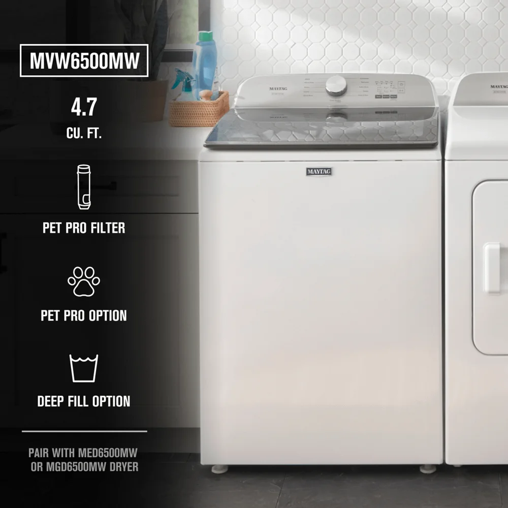 MVW6500MW Maytag Top Load Washer Model