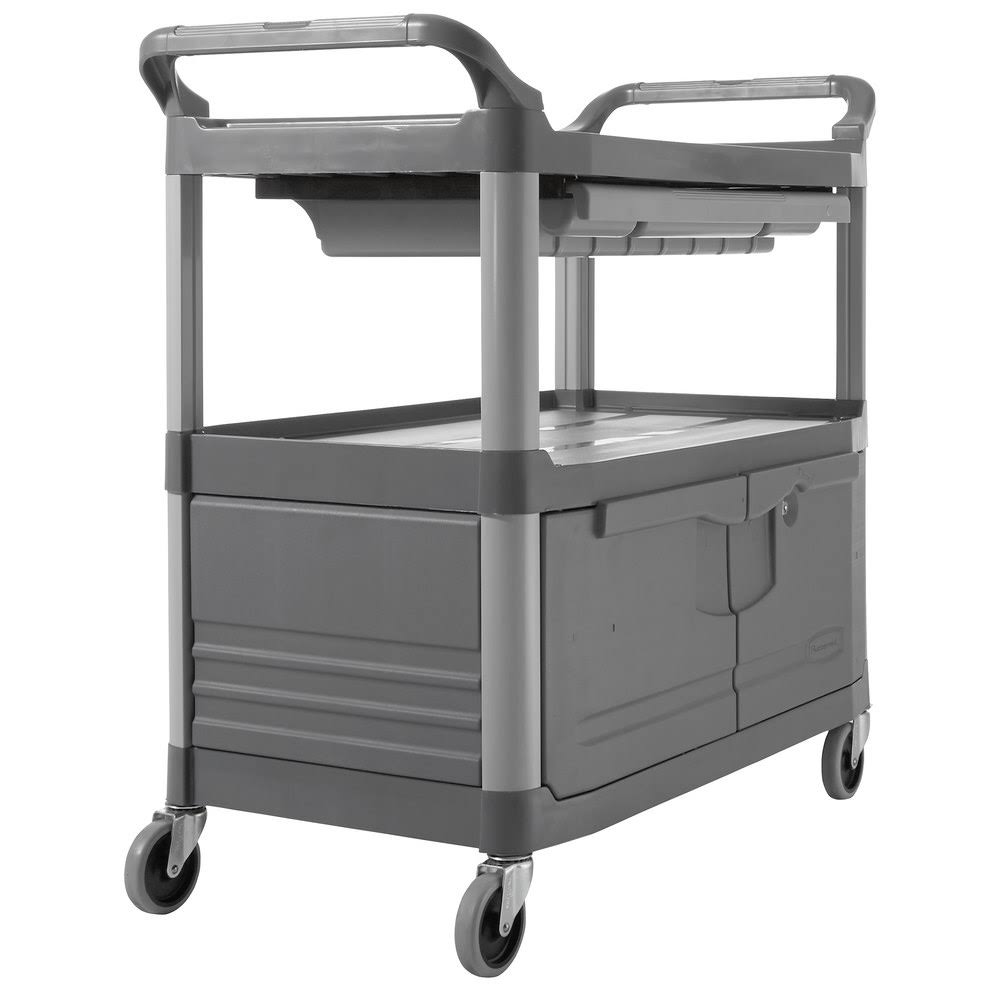 Rubbermaid Instrument Cart, Gray