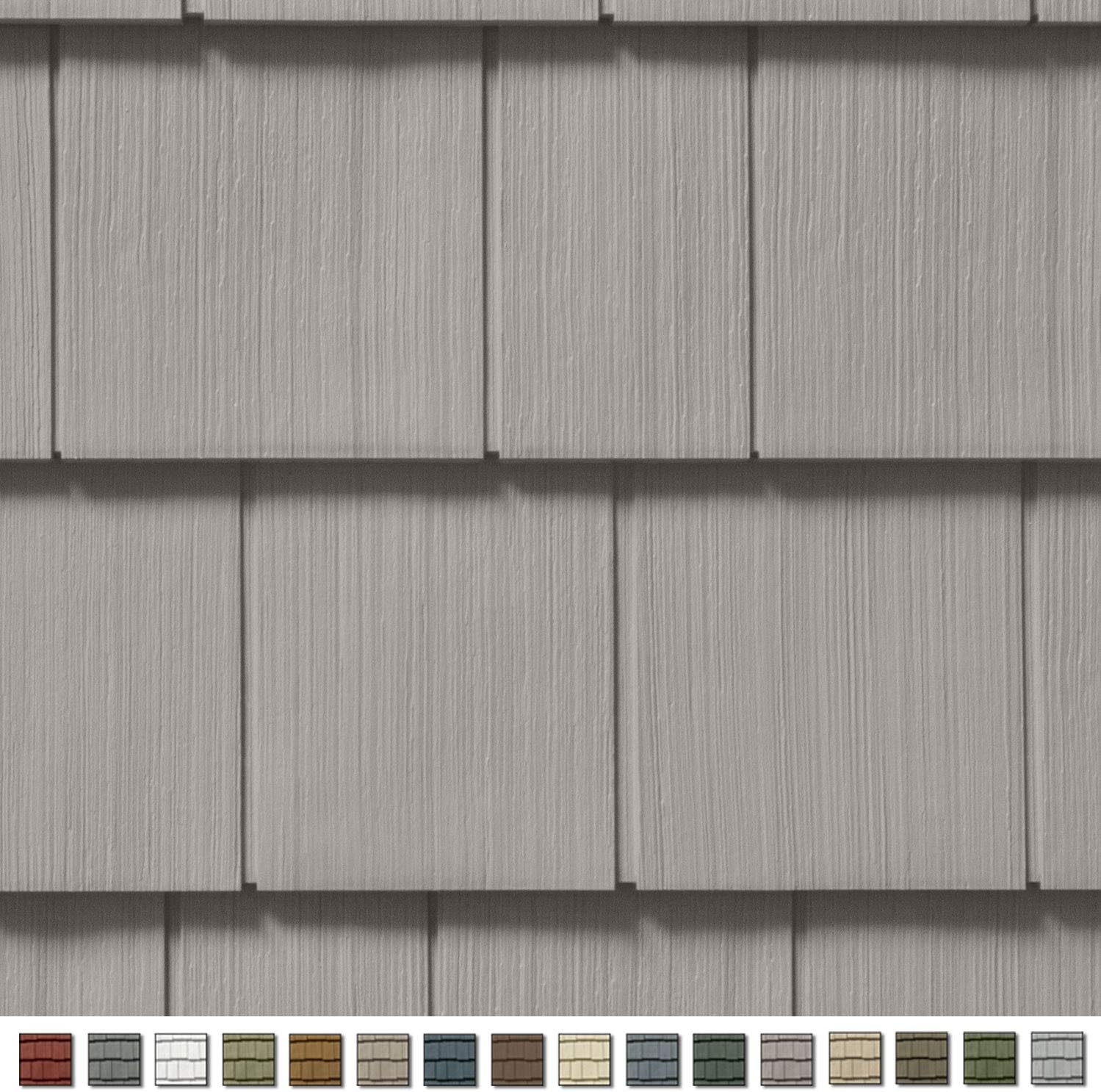 Cedar Impressions Double 7in. Straight Edge Perfection Shingles Siding (1/2 Square) Savannah Wicker