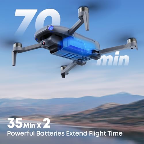 V11MINI SE Drones with Camera for Adults 4K UHD,Under 249g,70 Mins Flight Time,9842FT Long Range,Auto Return,Lightweight and Foldable Drone for Adults,Beginner,Upgraded Mini Drone with TOF GPS