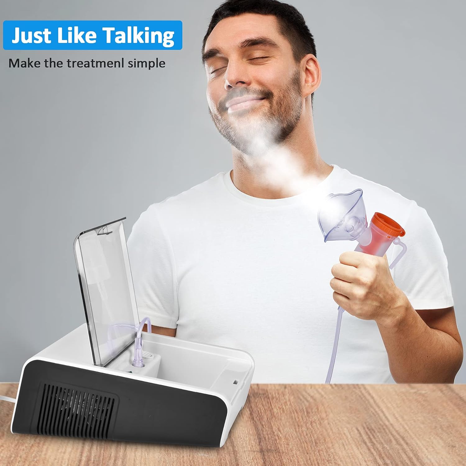 Home Portable Nebulizer - Handheld Compressor Jet Nebulizer Machine - Personal Inhalers for Breathing Problems - Cool Mist System for Kids Adults Home Daily Use