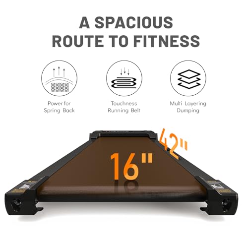 Maksone Walking Pad with Adjustable Incline,Under Desk Treadmill for Home/Office,Portable Treadmills,Installation-Free,Remote Control