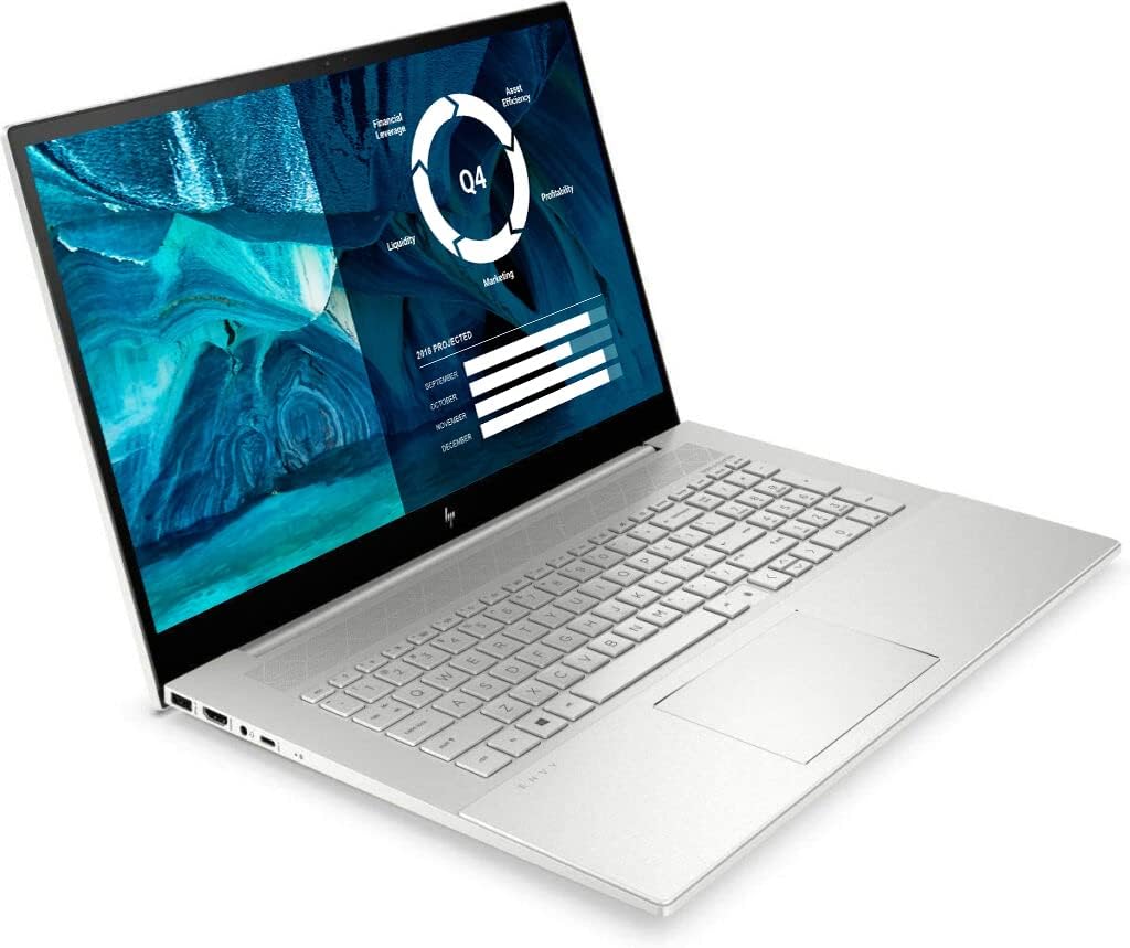HP 2022 Newest Envy 17t High Performance Laptop, 17.3" Full HD Touchscreen, 11th Gen Intel Core i7-1165G7 Processor, 16GB RAM, 512GB SSD, Wi-Fi 6, Backlit Keyboard, Fingerprint Reader, Windows 11 Pro