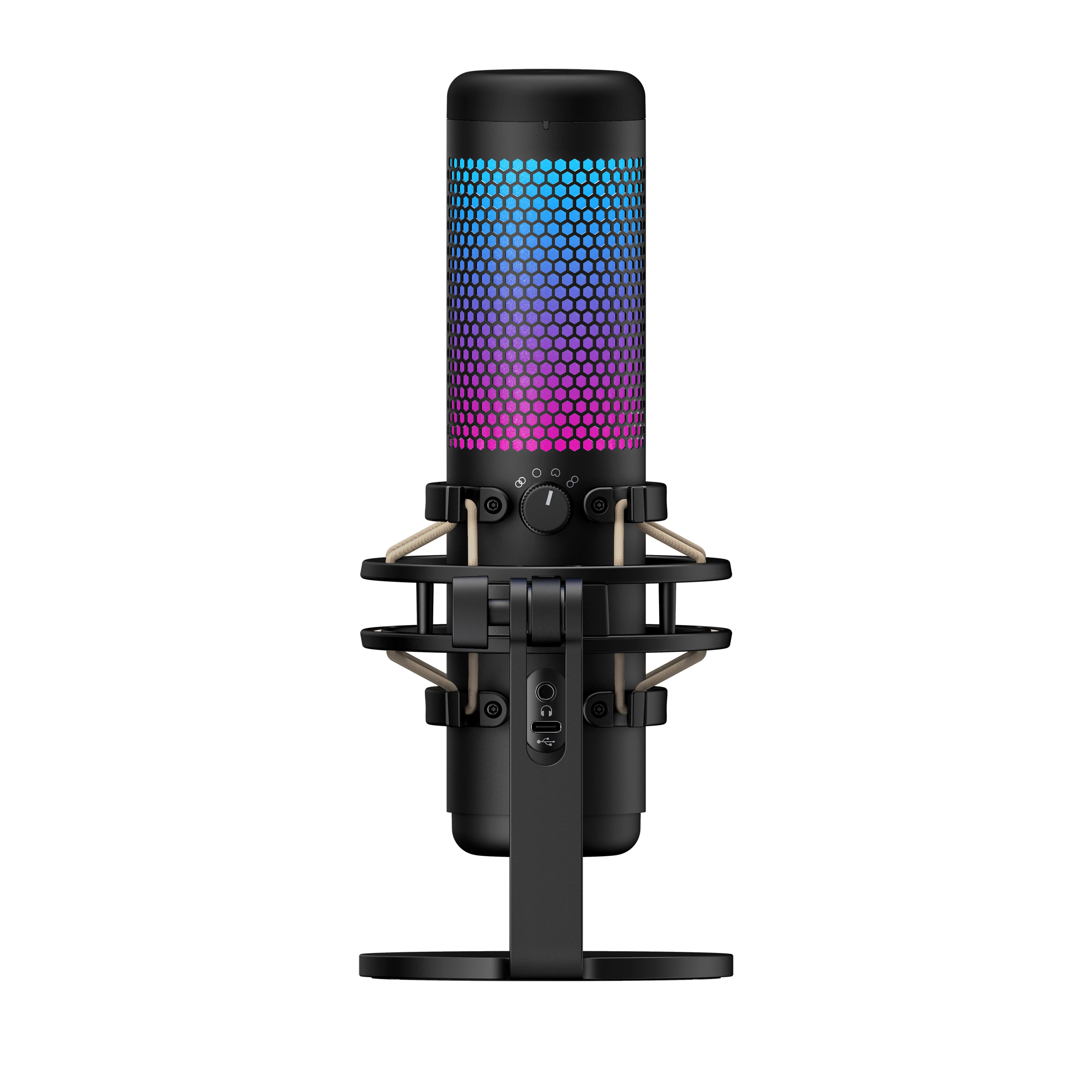 HyperX QuadCast S RGB USB Condenser Microphone - Black