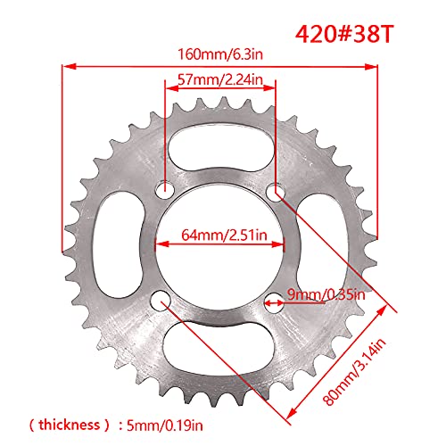 Electric Brushless Motor Kit, 48V Electric Bicycle Trike Conversion Kit with 30A Speed Controller and Throttle Grip Kit for Go Karts E-Bike Electric Throttle Motorcycle Scooter