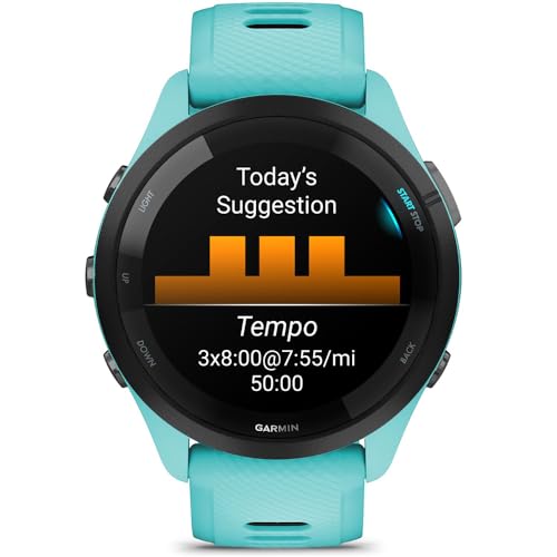 Garmin 010-02810-03 Forerunner 265S GPS Smartwatch Black/Amp Yellow Bundle with 2 YR CPS Enhanced Protection Pack