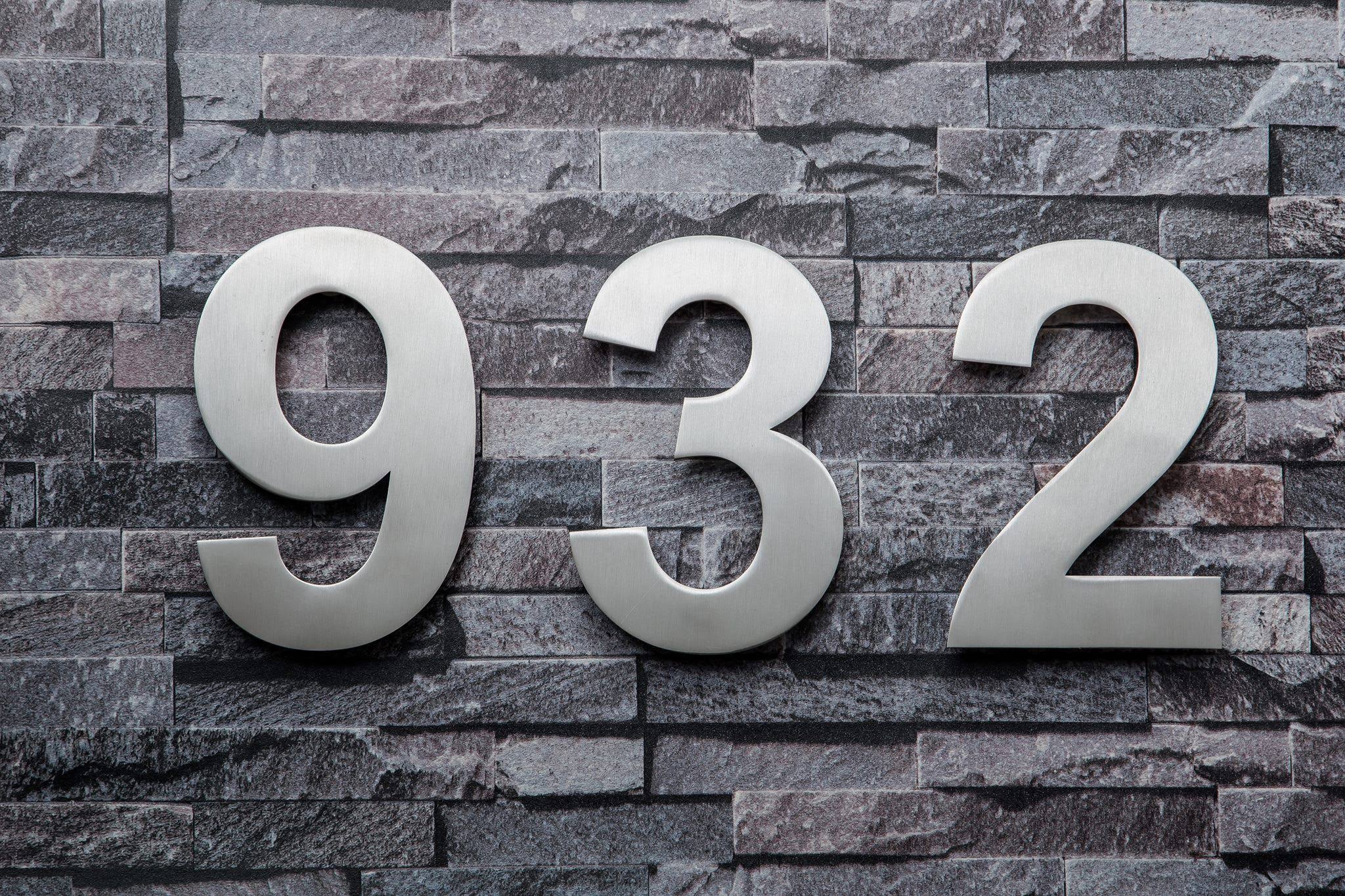 Modern House Numbers and Letters 12 inch / 30 cm / Lower Case Letter A