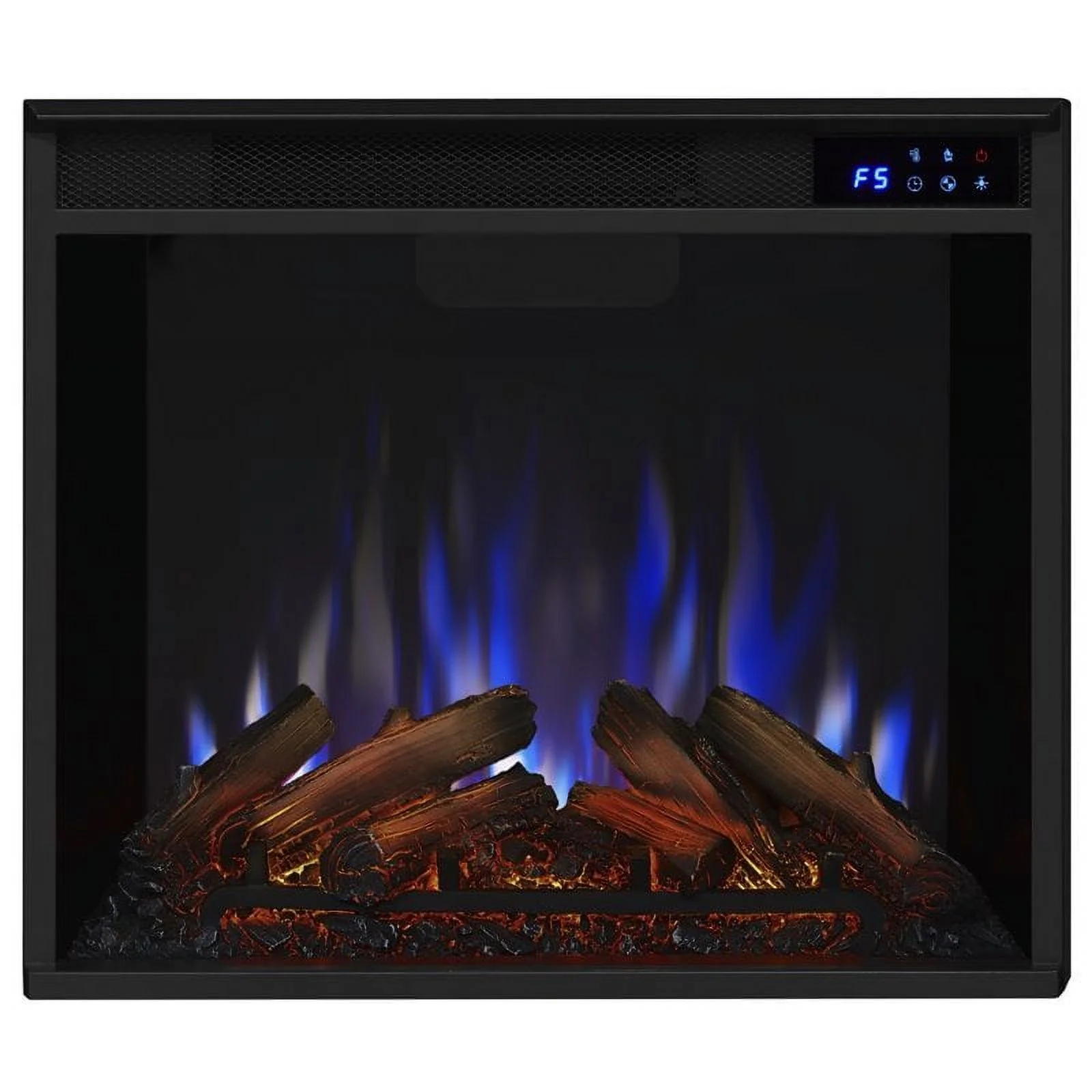 Real Flame Churchill Electric Corner Fireplace in Oak