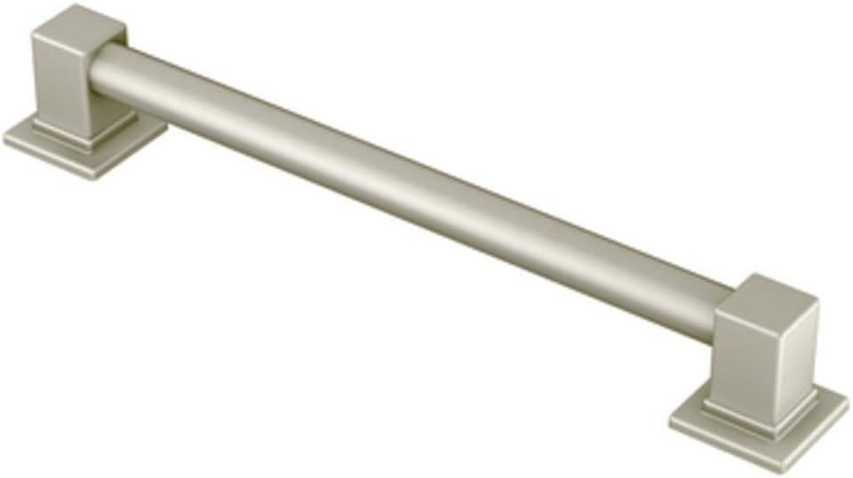 Moen YG8818BN 90 Degree 18-Inch Designer Grab Bar, Brushed Nickel