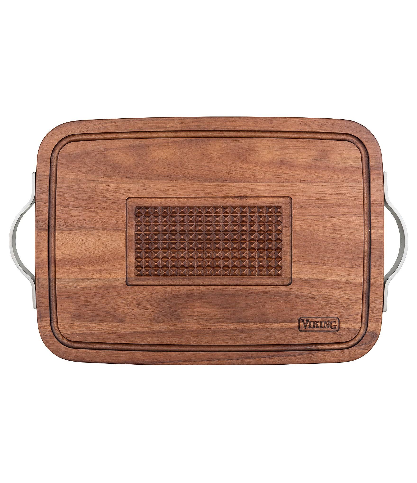Viking Acacia Carving Board with Juice Well