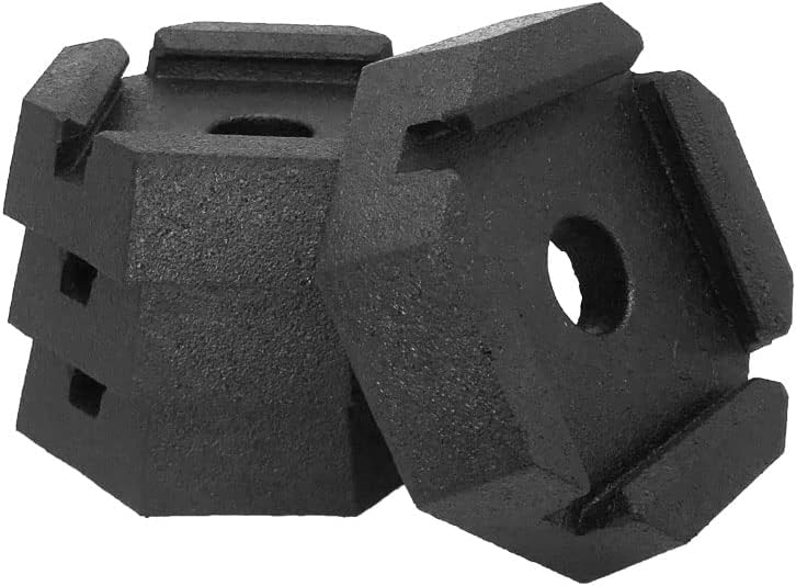 SnapPad Xtra Permanently Attached RV Leveling Jack Pad for LCI 5 inch Square Landing Feet (Square 5 4-Pack)