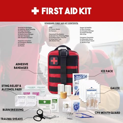 Denver: Premium 72 Hour Survival Backpack with Supplies - 2024 Model Bug Out Bag Backpack - Upgraded Go Bag Emergency Backpack w/Complete Tactical Survival Kit - Bug Out Bag Survival Kit for 2 Person