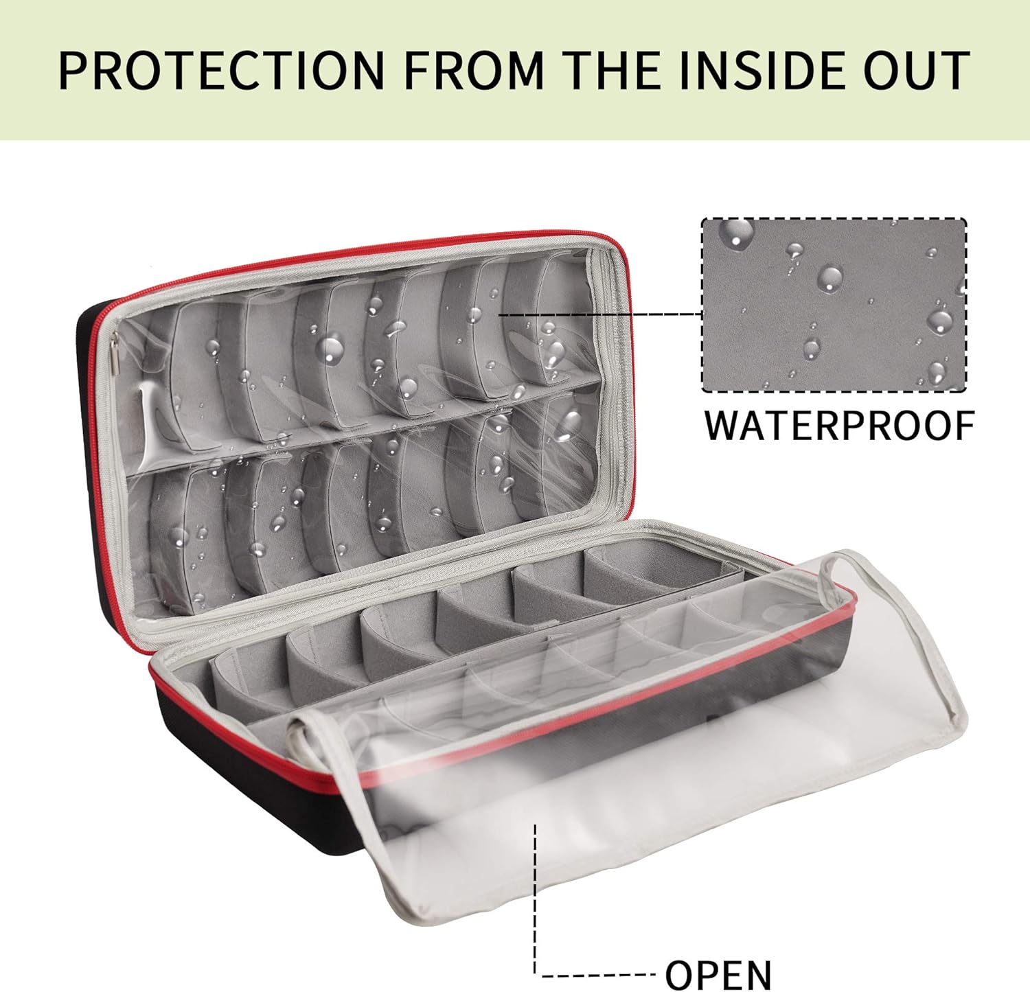 TPCY Toys Storage Case Compatible with Beyblades and Small Dolls,Double Storage.(CASE ONLY)