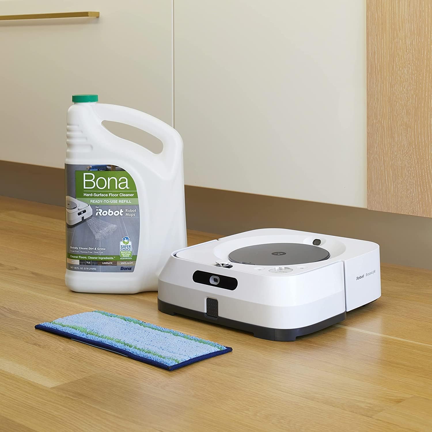 iRobot Braava Jet Hard Surface Cleaning Solution, Compatible with all Braava Robot Mops (3 Pack) Pack of 2