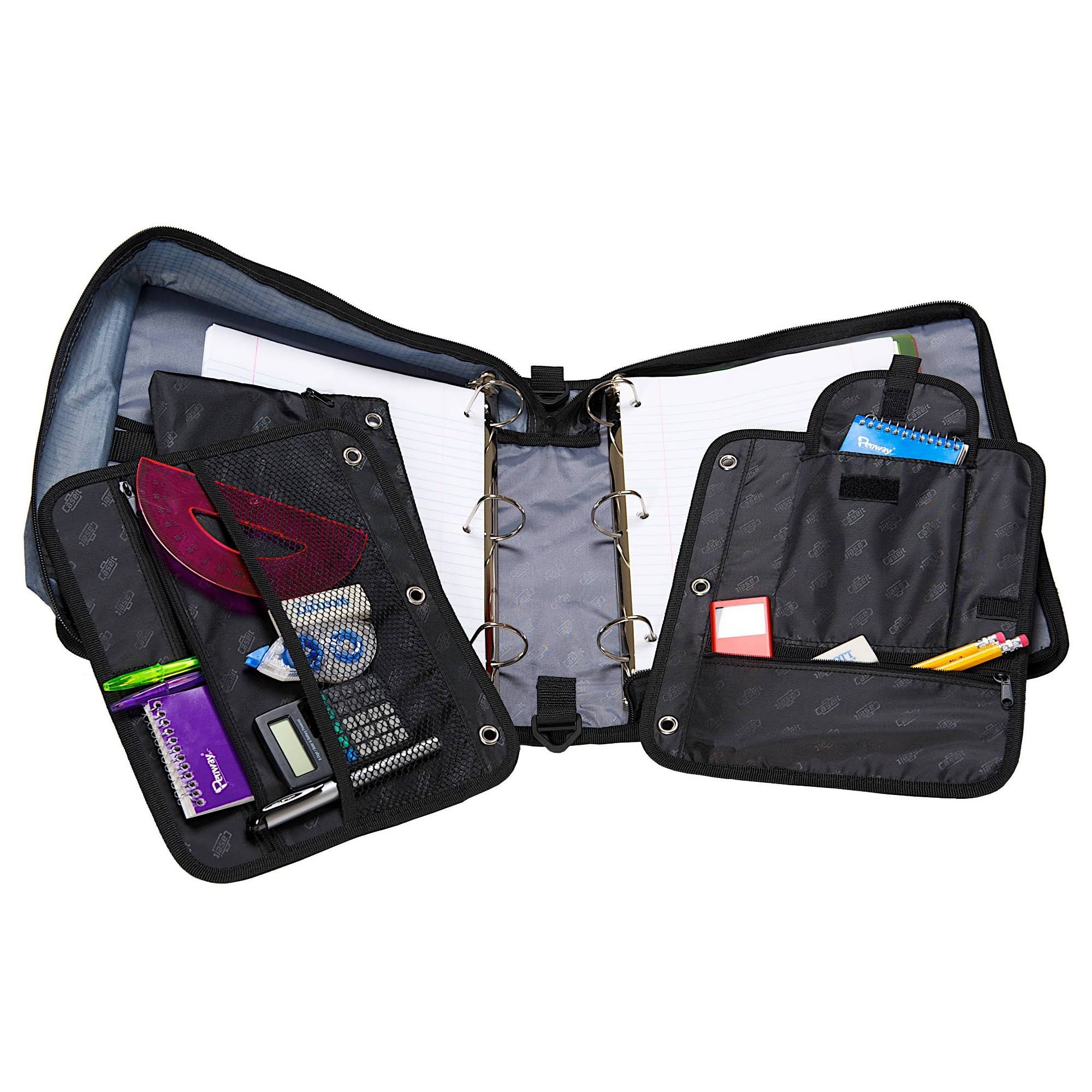 Case-it 1.5x22 Ring Zipper Binder Two-Tone - Purple
