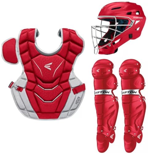 Easton | GAMETIME 2.0 Baseball Catcher's Equipment | Box Set | NOCSAE Approved | Youth/Intermediate/Adult | Multiple Colors