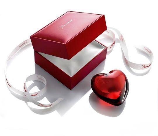 Baccarat Puffed Heart - Clear