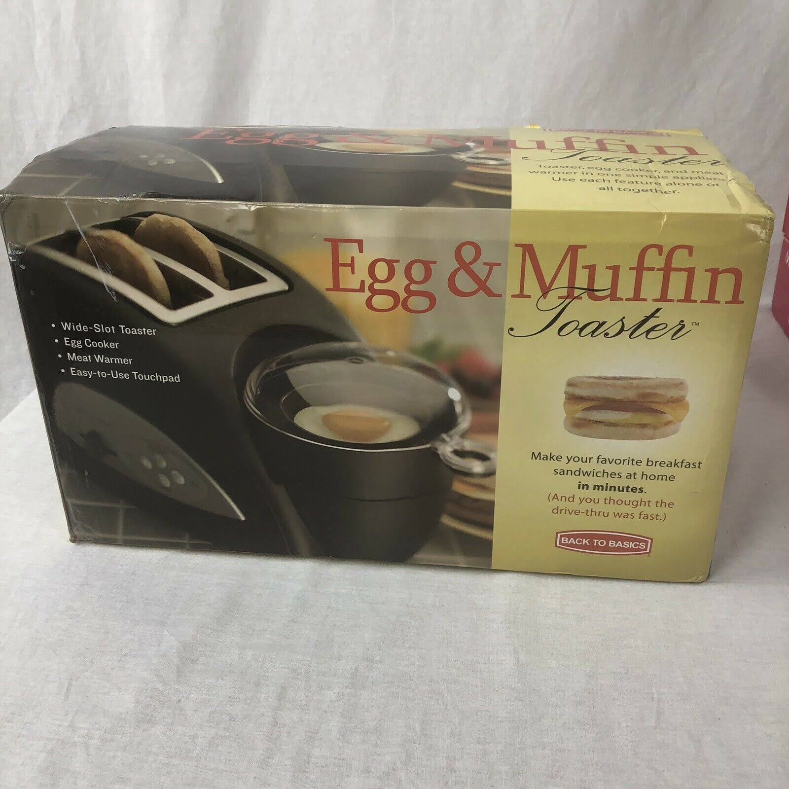 Back to Basics TEM500 - Egg u0026 Muffin Toaster