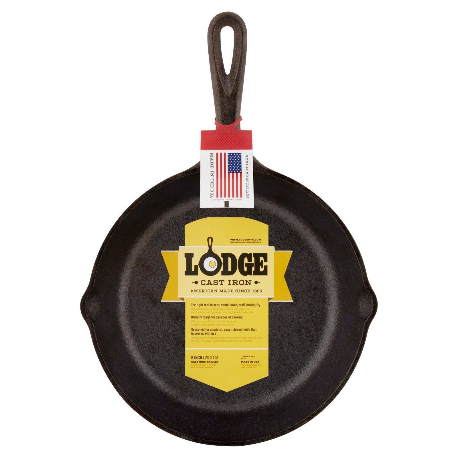 Lodge 5-Piece Pre-Seasoned Cast-Iron Cookware Set, Black