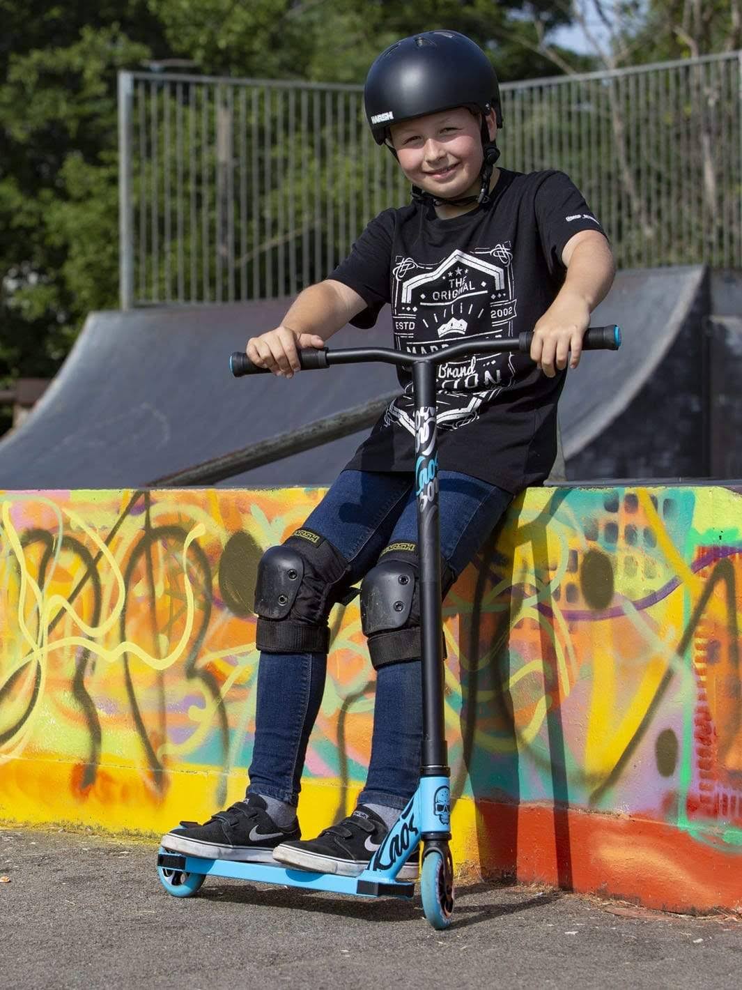Madd Gear Black Red Carve Pro Stunt Scooter - 220 lb