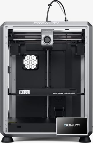 Creality K1 SE 3D Printer, 2024 New Version 600mm/s High-Speed Hands-Free Auto Leveling Flagship-Level Direct Extruder Quick-swap Tri-Metal Nozzle K1 Upgrade 3D Printer