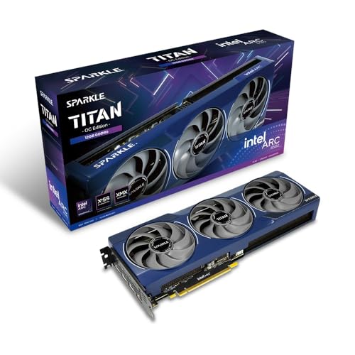 Sparkle Intel Arc B570 Guardian OC Graphics Card, 10GB GDDR6, Torn Cooling 2.0, Axial Fan, Breathing Light, Metal Backplate, SB570G-10GOC