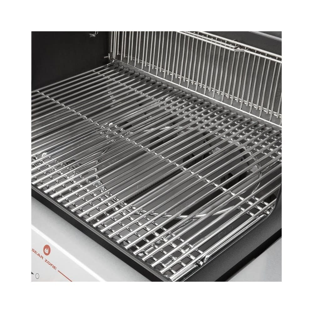 Weber 35400001 Genesis S-335 3-Burner LP Gas Grill, 39,000 BTUs + Side & Sear Burners, Stainless Steel - Quantity 1