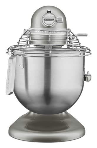 KitchenAid KSM8990CU 8-Quart Commercial Countertop Mixer, 10-Speed, Gear-Driven, Contour Silver