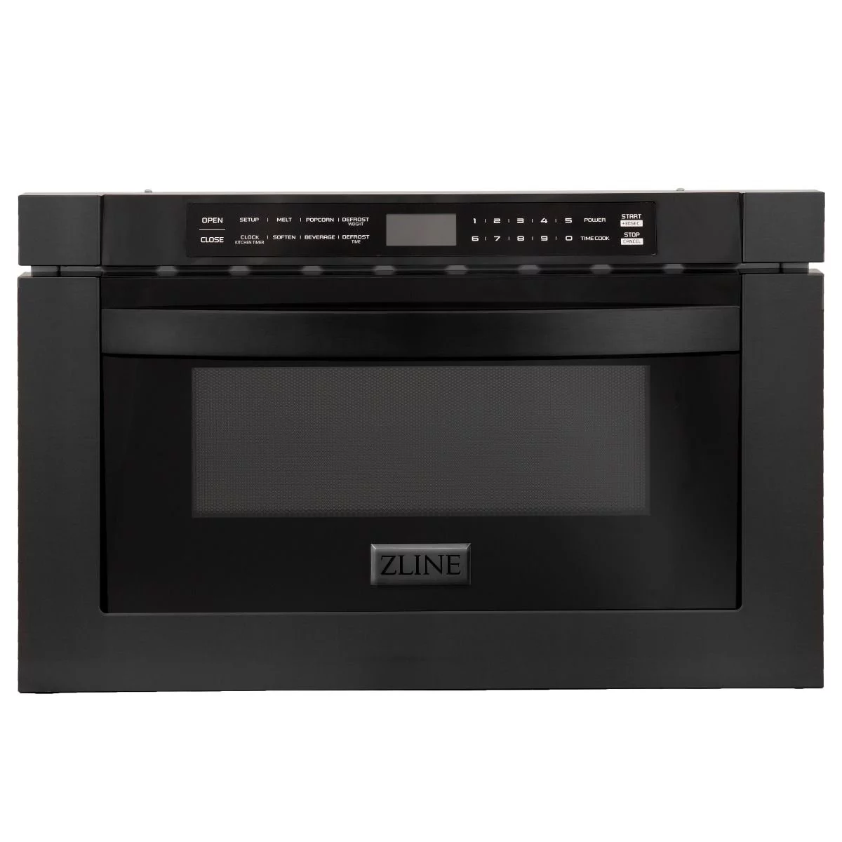 ZLINE 24" 1.2 cu. ft. Microwave Drawer in Black Stainless Steel