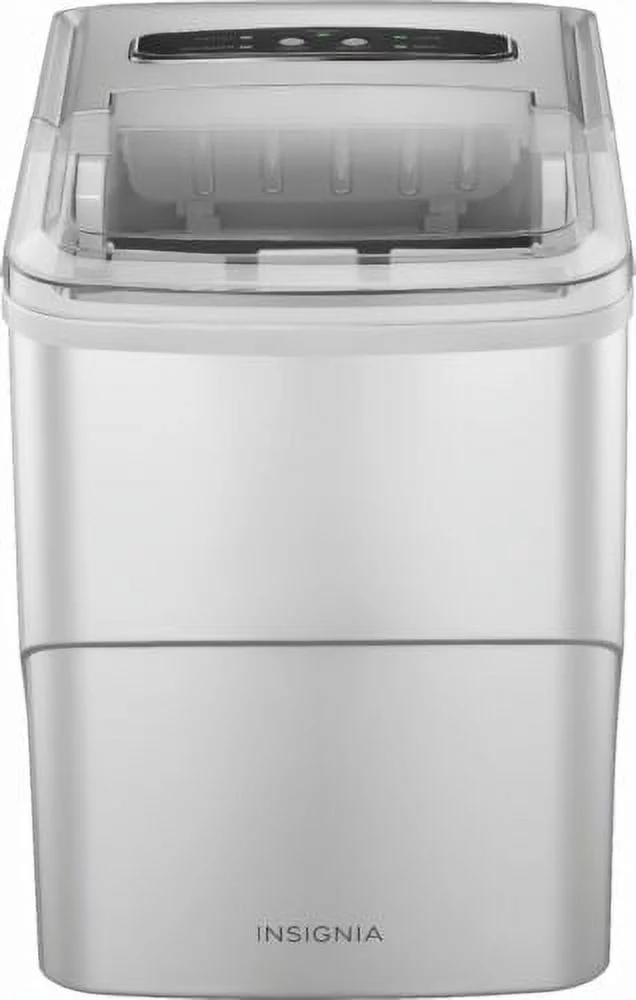 Insignia- 26 Lb. Portable Icemaker with Auto Shut-Off - Silver