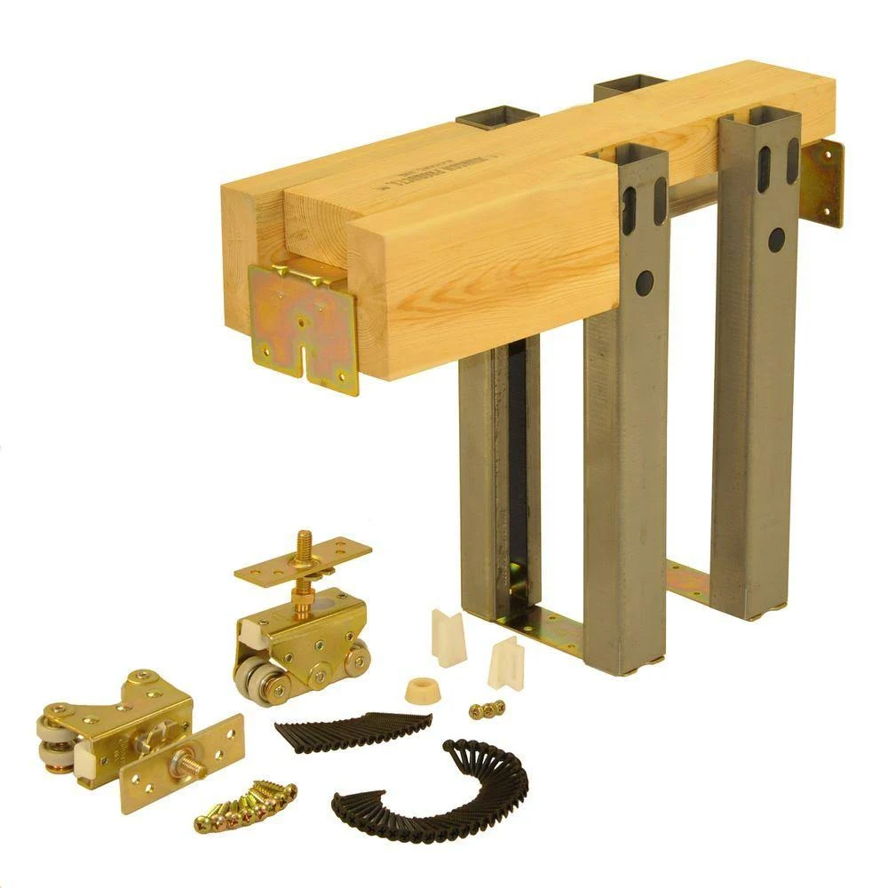 Johnson Hardware 2060 Series 30 in. x 80 in. Pocket Door Frame for 2x6 Stud Wall, Unfinished