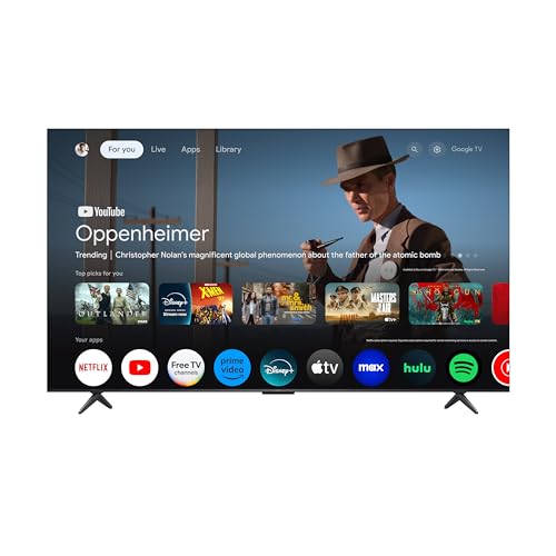TCL 65-Inch Class QM6K Series QD-Mini LED 4K UHD Google Smart TV Best Value Mini-LED TV - QLED, 144hz, 288hz Gaming Rate, High Contrast Screen, Onkyo Audio, Dolby Atmos (65QM6K, 2025 Model)