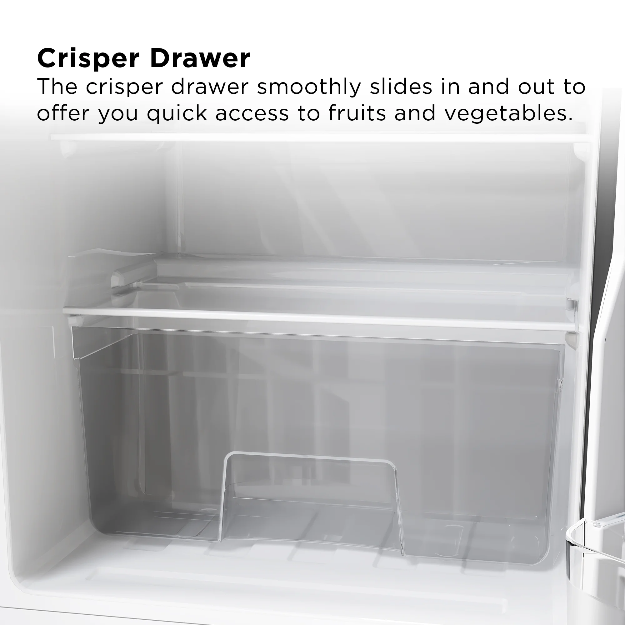 TCL 4.5 Cu. ft. Two Door Refrigerator – Black Stainless Look, MR453Z