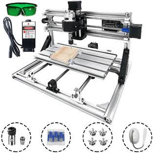 VEVOR 3 Axis CNC Router Kit 3018 2500mw Laser Head Wood PVC Carving Milling RGBL USB