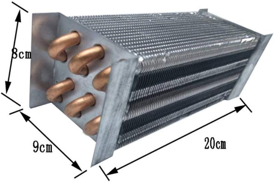 Auto 4 Port Underdash Compact Heater Kit 13X Copper Tube+Speed Switch Set for Truck Universal Trucks Minivans Excavators Harvesters Tricycles