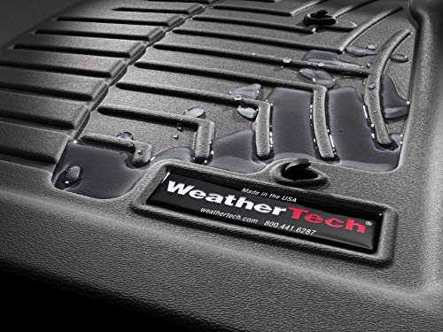 WeatherTech Custom Fit FloorLiners for Toyota RAV4-1st Row (445101), Black